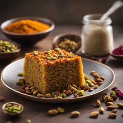 Tar Halva with Pistachios