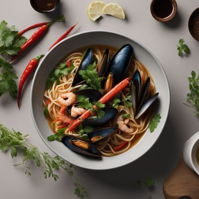 Tasmanian Seafood Noodle Delight