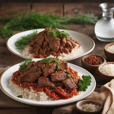 Tatar-Style Mashuai: Slow-Roasted Lamb with Fragrant Rice