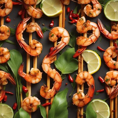 Tawa-tawa-inspired Grilled Shrimp Skewers