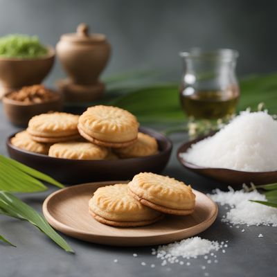 Tebaloi - Malaysian Coconut Biscuits