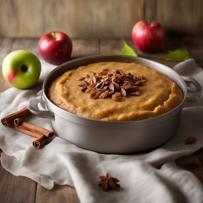 Telugu-style Apple Pudding