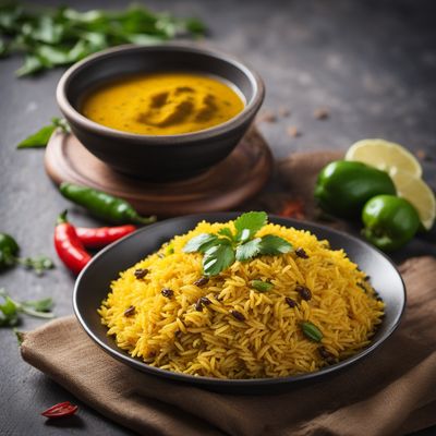 Telugu-style Moong Dal Pulao