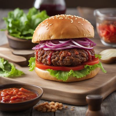 Teochew-style Onion Burger