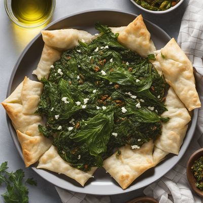 Tepsi Böreği with Spinach and Feta Cheese