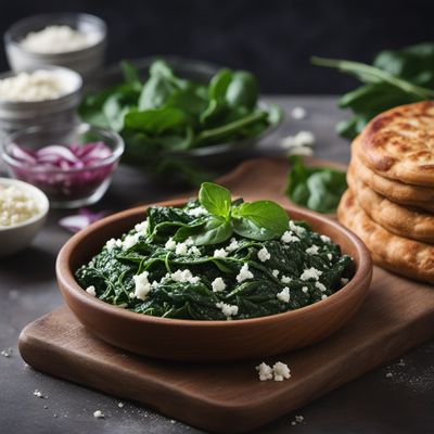 Tespishte with Spinach and Feta Cheese