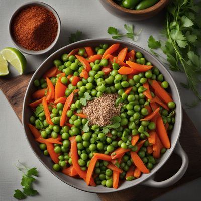 Tex-Mex Style Peas and Carrots