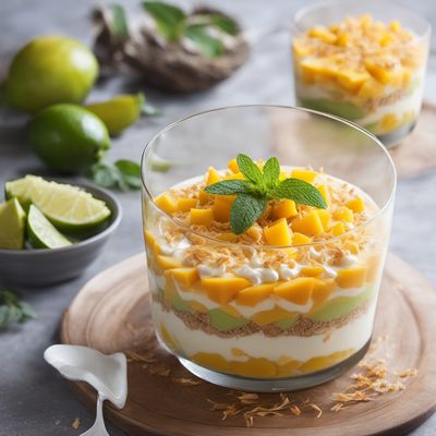 Thai Coconut Mango Trifle