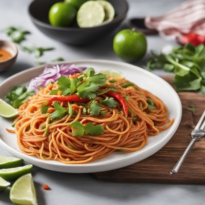 Thai-style Spaghetti with Coconut Curry Sauce