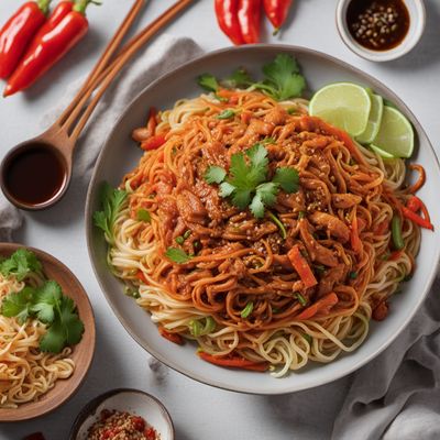 Tlingit-style Spicy Noodle Stir-Fry