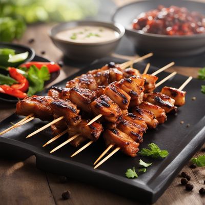 Toronto-style Grilled Chicken Skewers