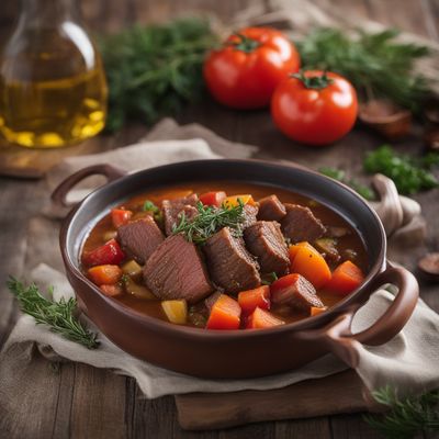 Traditional Romanian Beef Stew