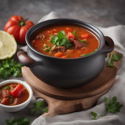 Traditional Romanian Borș Soup