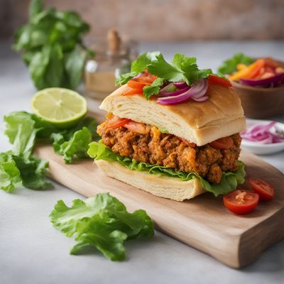 Tropical Chicken Torta