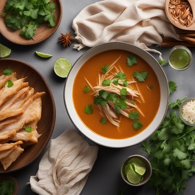 Tucupi Soup with Shredded Chicken and Cassava