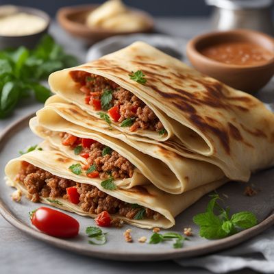 Tunisian-inspired Stuffed Crepes