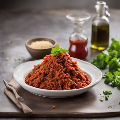 Tunisian-inspired Stuffed Pasta with Spiced Meat Sauce