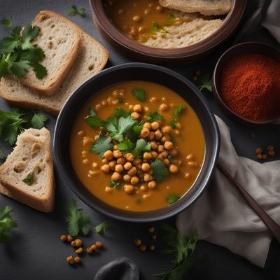 Tunisian Spiced Chickpea Soup