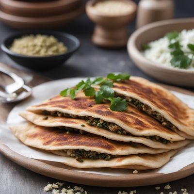 Tunisian Stuffed Flatbread