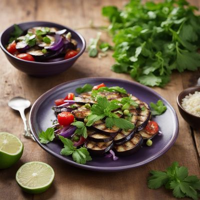 Turkish-inspired Grilled Eggplant Salad