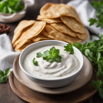 Turkish-style Puri with Yogurt Dip