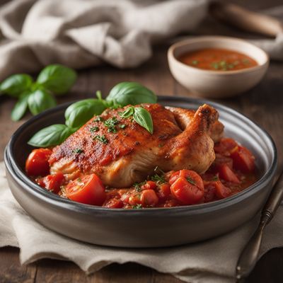 Tuscan-style Chicken with Herb Infused Tomato Sauce