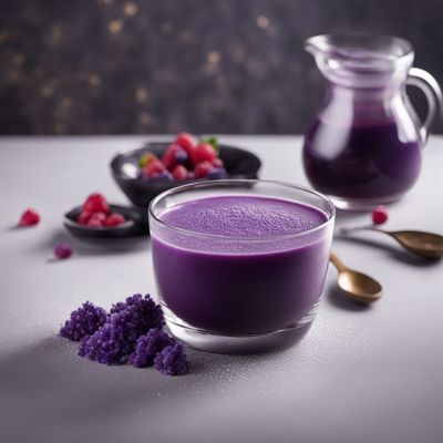 Ube Halaya with a Haute Cuisine Twist