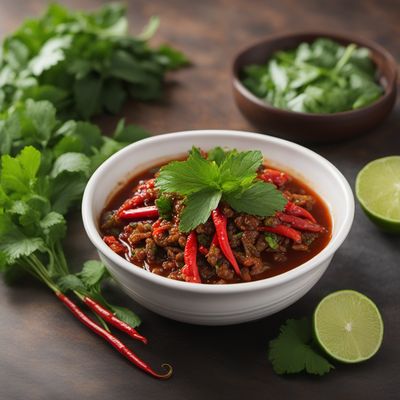 Uchucuta-inspired Hmong Herb Sauce