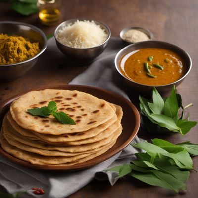 Udupi Style Aloo Paratha