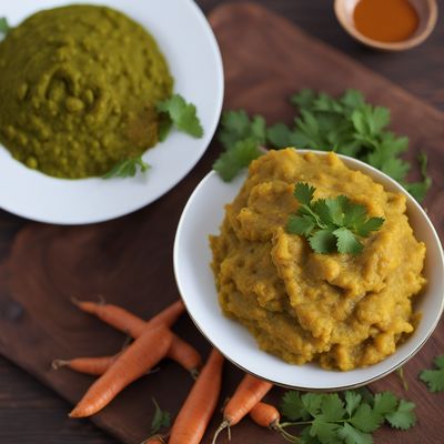 Udupi-style Spiced Potato and Carrot Mash