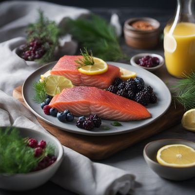 Uht Sukusuk with Arctic Char and Wild Berries