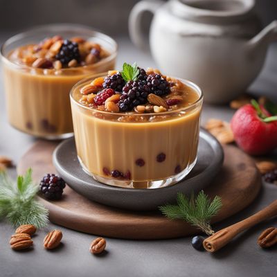 Ukrainian Honey and Wheat Berry Pudding