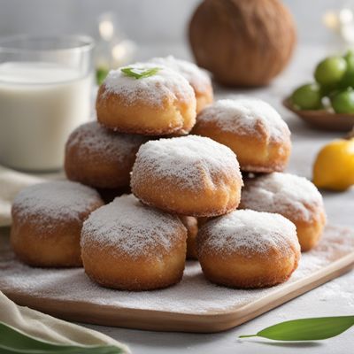 Vanuatuan Coconut Bomboloni