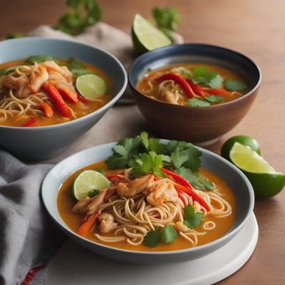 Vanuatuan Coconut Curry Noodle Soup