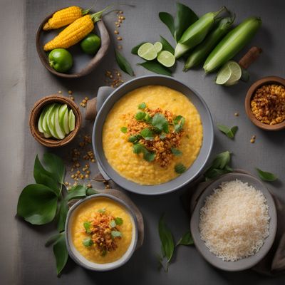 Vietnamese Coconut Corn Pudding