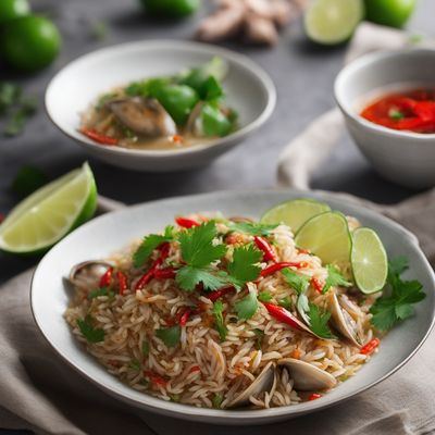 Vietnamese Spicy Clam Rice (Cơm hến)