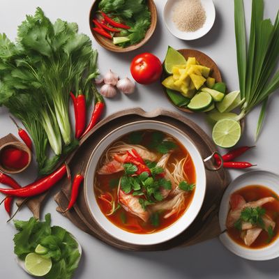 Vietnamese Sweet and Sour Fish Soup