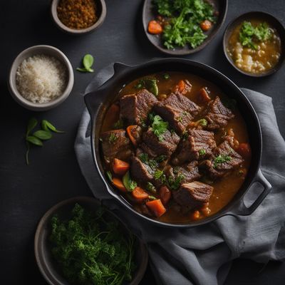 Waterblommetjiebredie with Lamb