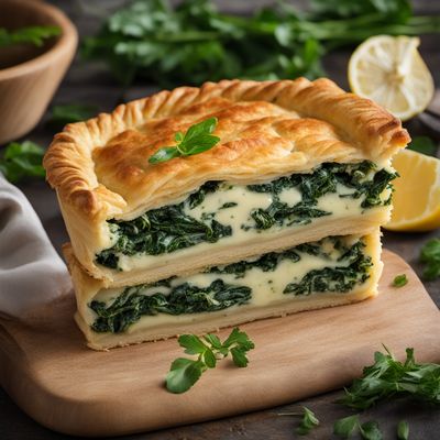 Welsh Spinach and Cheese Pie