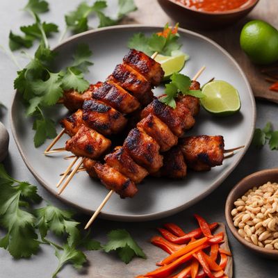 West African Spiced Chicken Skewers