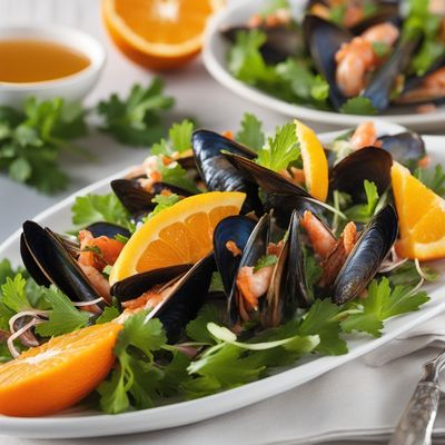 Wisconsin-style Seafood Salad with Oranges