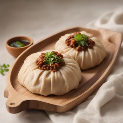 Yacai Bao with Spicy Pork Filling