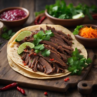 Yamal-style Braised Beef Tacos