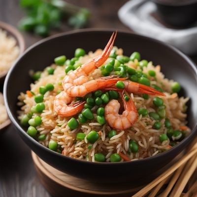 Yangzhou Fried Rice with Shrimp and Vegetables