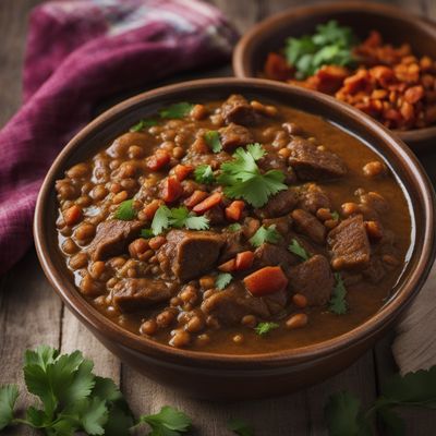 Yemeni Lentil Stew with Meat