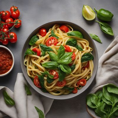 Zimbabwean-style Fresh Vegetable Pasta