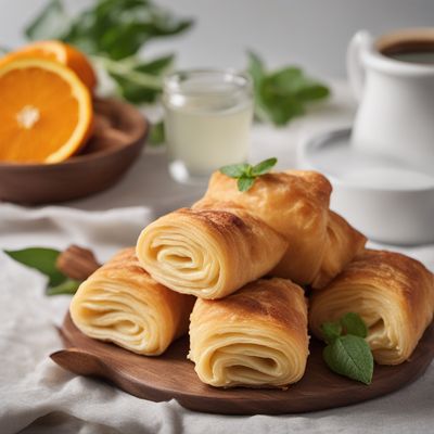 Znoud el Sit - Lebanese Sweet Cheese Rolls