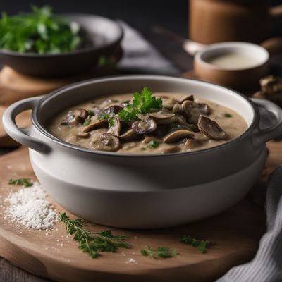 Żymła with Mushroom Sauce