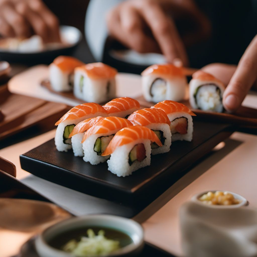 Anago nigiri sushi