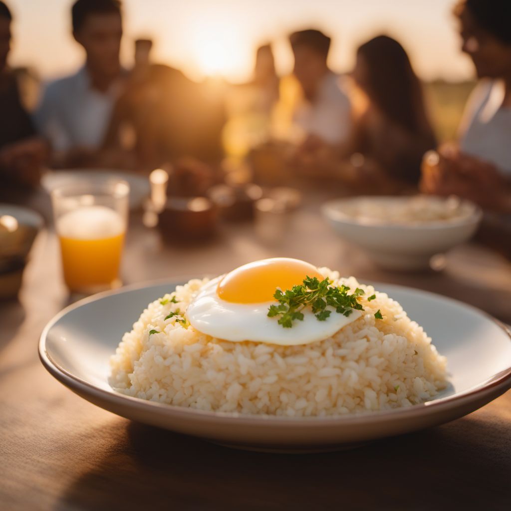 Arroz con huevo
